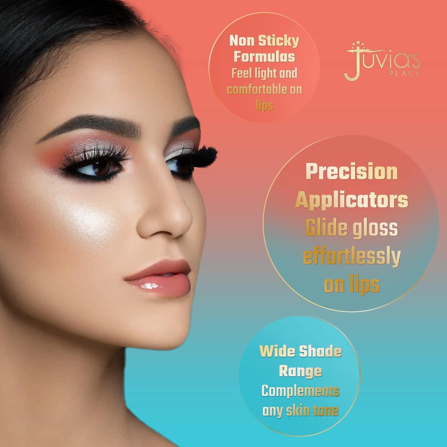 Radiant Iridescent Lip Gloss - Flower Girl by Juvia's Place | Non-Sticky, Long-Lasting Shine for All Skin Types