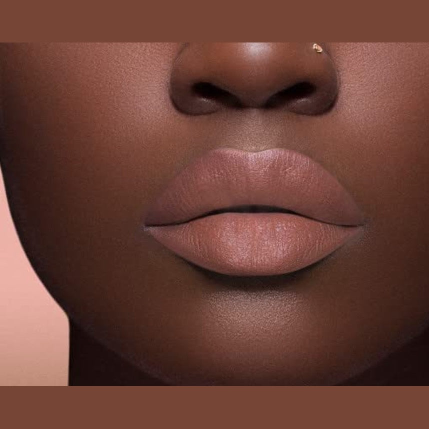 Nubian Earth Matte Lipstick in Morocco - Hydrating, Long-Lasting, and Richly Pigmented Creamy Lipstick for All Skin Types