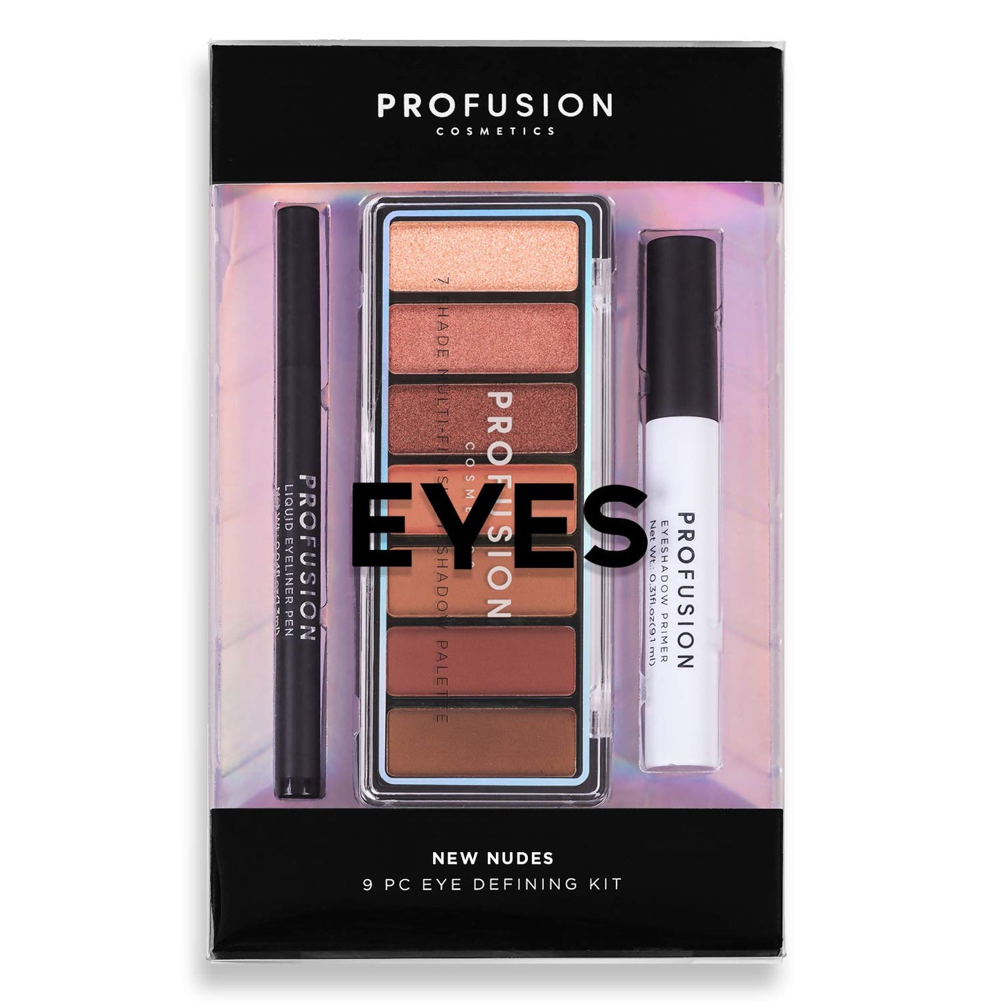 Elevate Your Eye Game with Our Premium New Nudes Eyes Kit - Long Lasting, Skin Friendly Eyeshadow Primer and Liquid Eyeliner for Stunning Looks