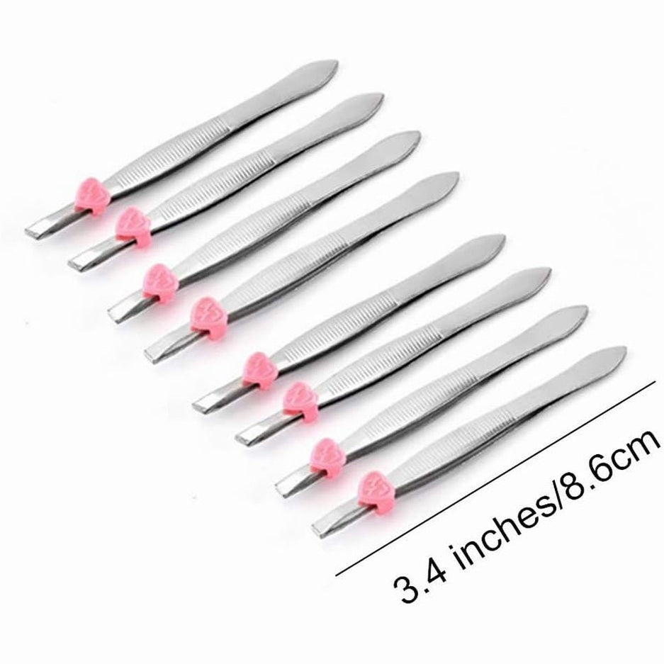 Elevate Your Beauty Routine with Our 24-Pack Precision Tweezers Set – Perfect for Eyebrow Shaping and Facial Hair Removal