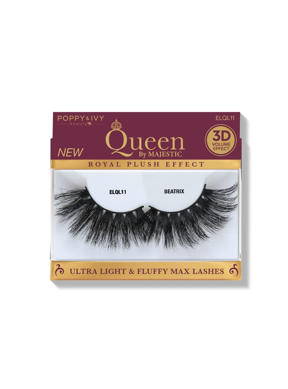 Elevate Your Look with S Poppy & Ivy Queen - Luxurious Handcrafted Mink Lashes by Majestic Premium Lashes