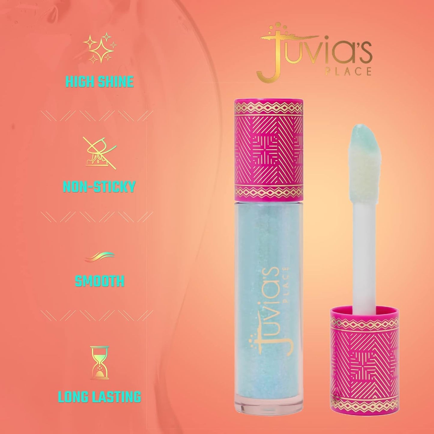 Radiant Iridescent Lip Gloss - Flower Girl by Juvia's Place | Non-Sticky, Long-Lasting Shine for All Skin Types