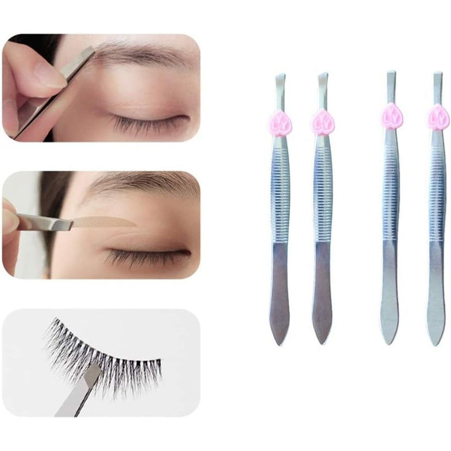 Elevate Your Beauty Routine with Our 24-Pack Precision Tweezers Set – Perfect for Eyebrow Shaping and Facial Hair Removal
